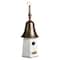 Glitzhome® 24" White Washed Metal Bell Roof Birdhouse